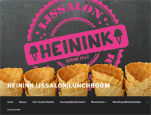 Tablet Screenshot of ijssalonheinink.nl